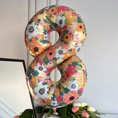 Фольгированная цифра № 8