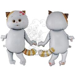 Фольгированная Фигура Басик Кошечка Ли-Ли