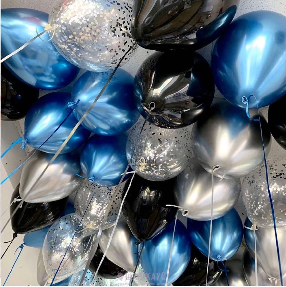 Акция!!! 15 шаров пастель+хром+конфетти