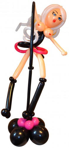 Стриптизерша Высота фигуры 160 см, держится 3-4 дня