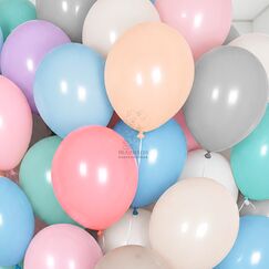 АКЦИЯ! Сет № 4, 100 шаров пастель ассорти с обработкой