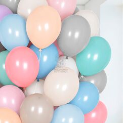 АКЦИЯ! Сет № 4, 100 шаров пастель ассорти с обработкой
