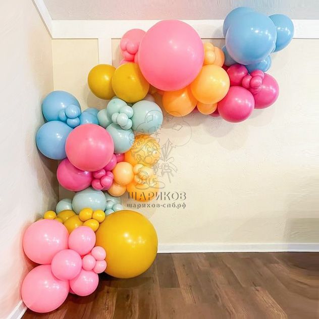 Кликните для увеличения изображения Разнокалиберная гирлянда