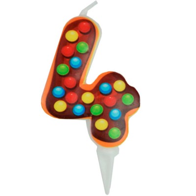 Свеча - цифра 