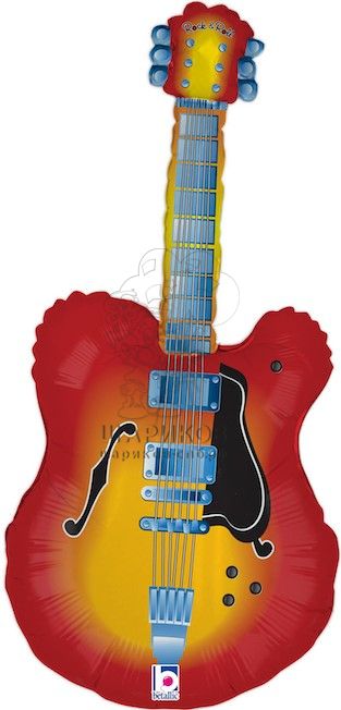 Фольгированная фигура Гитара