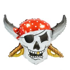 Фольгированный шар Череп пирата
