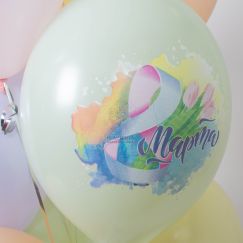 Воздушный шар 8 Марта Тюльпаны