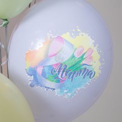 Воздушный шар 8 Марта Тюльпаны