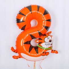 Фольгированная цифра № 8