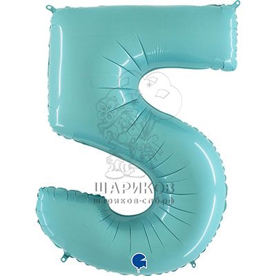 Кликните для увеличения изображения Фольгированная цифра № 5