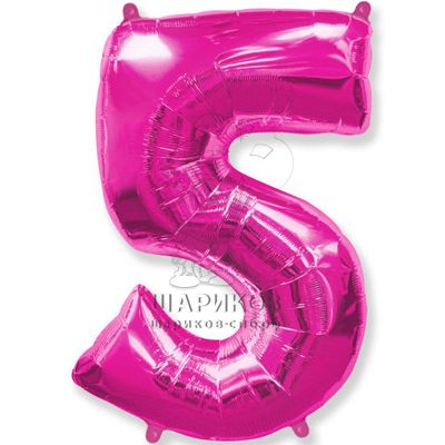 Кликните для увеличения изображения Фольгированная цифра № 5