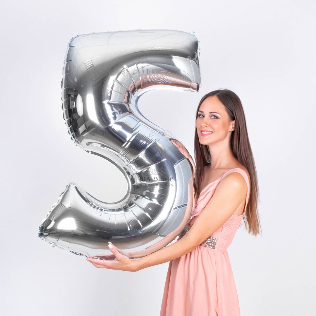 Кликните для увеличения изображения Фольгированная цифра № 5